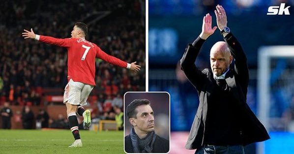 TimelineCR7's tweet photo. Brazil legend CAFU:

"Gary Neville gets paid to tell so many lies on live TV.  He's never won something big in his life. Who is he to judge Cristiano Ronaldo and Messi? Only Ronaldinho, Pele, Platini and Zidane can judge between these kind of players." https://t.co/AmbcO6hIUI