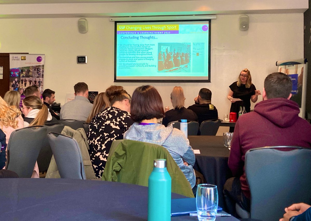 Great to represent <a href="/UpshotSystem/">Upshot Systems CIC</a> at #SSFconference2023 by @SSF_2000 in Glasgow today. Some fascinating evidence-based approaches being discussed to change lives through sport.