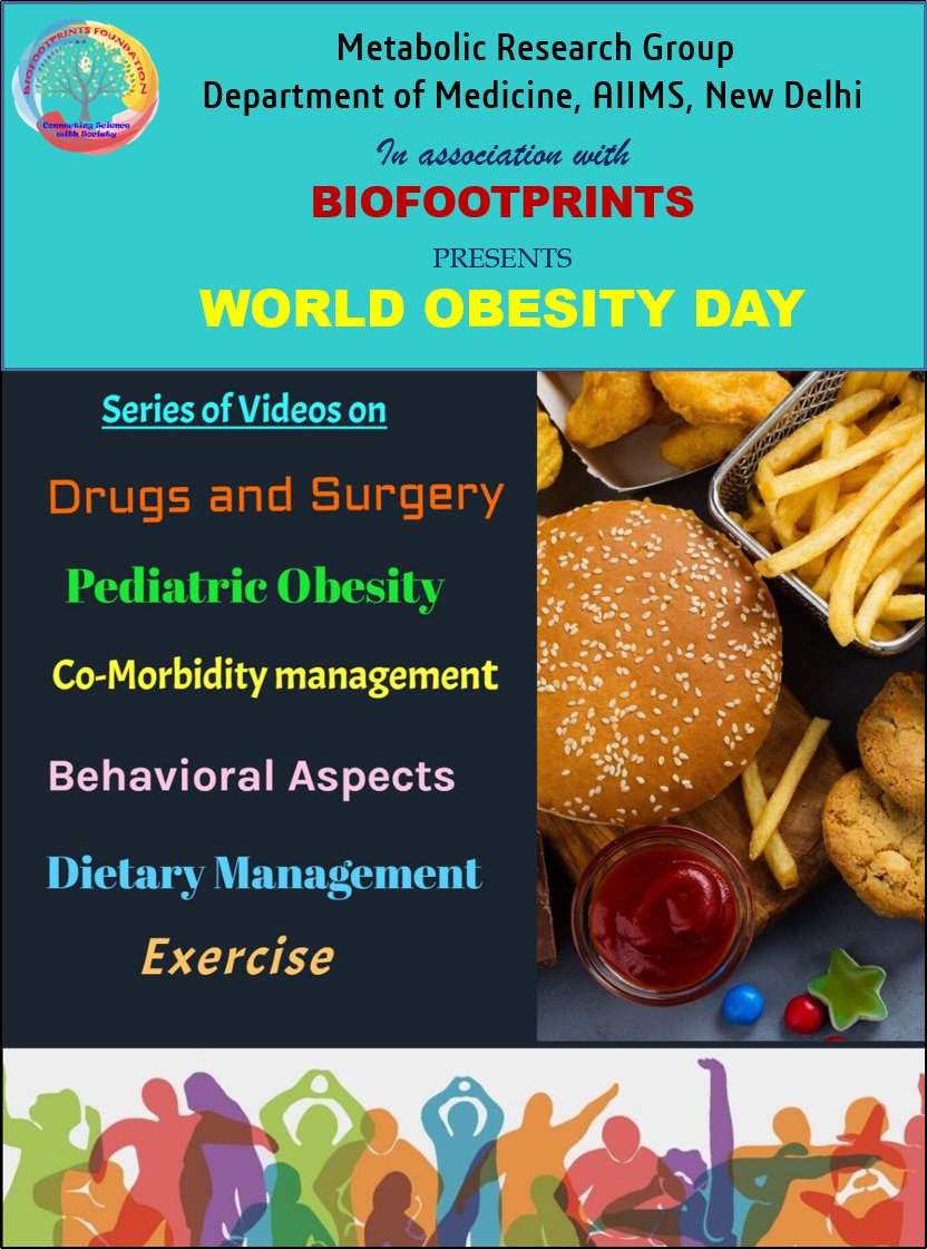 sujata18's tweet photo. Coming Soon! Biofootprints presents:
Video Series for the World Obesity Day. 
#obesity #WorldObesityDay #biofootprints  #metabolicsyndrome #medicine #sciencepromotion #diet  #FitIndiaMovement #AzadiKaAmritMahotsav #indiafirst  #exercise #gym #surgery  #G20Summit2023 #G20Summit https://t.co/IjbvwKkAYo