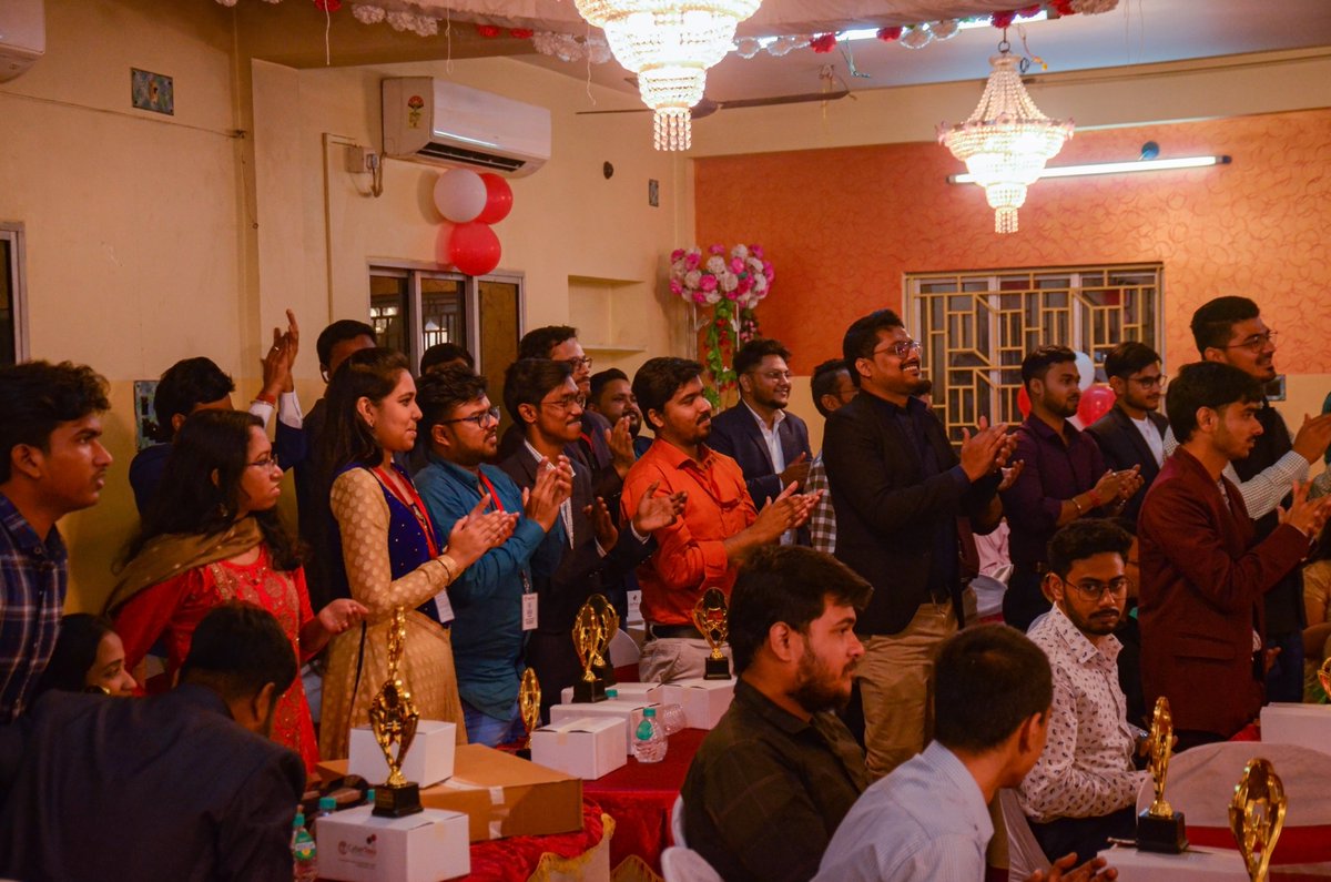 Cybertoss_Info's tweet photo. The 6th Annual Day Celebration at @Cybertoss_Info . was truly unforgettable! Our team came together to celebrate our shared success and appreciate each other's contributions. We enjoyed a day filled with fun activities and inspiring speeches.  #Cybertoss #annualdaycelebration https://t.co/psyUH6fANP