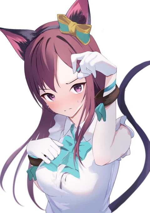 にゃんにゃんしてくれ⋯⋯(遅刻)#猫の日#ウマ娘#メジロドーベル 