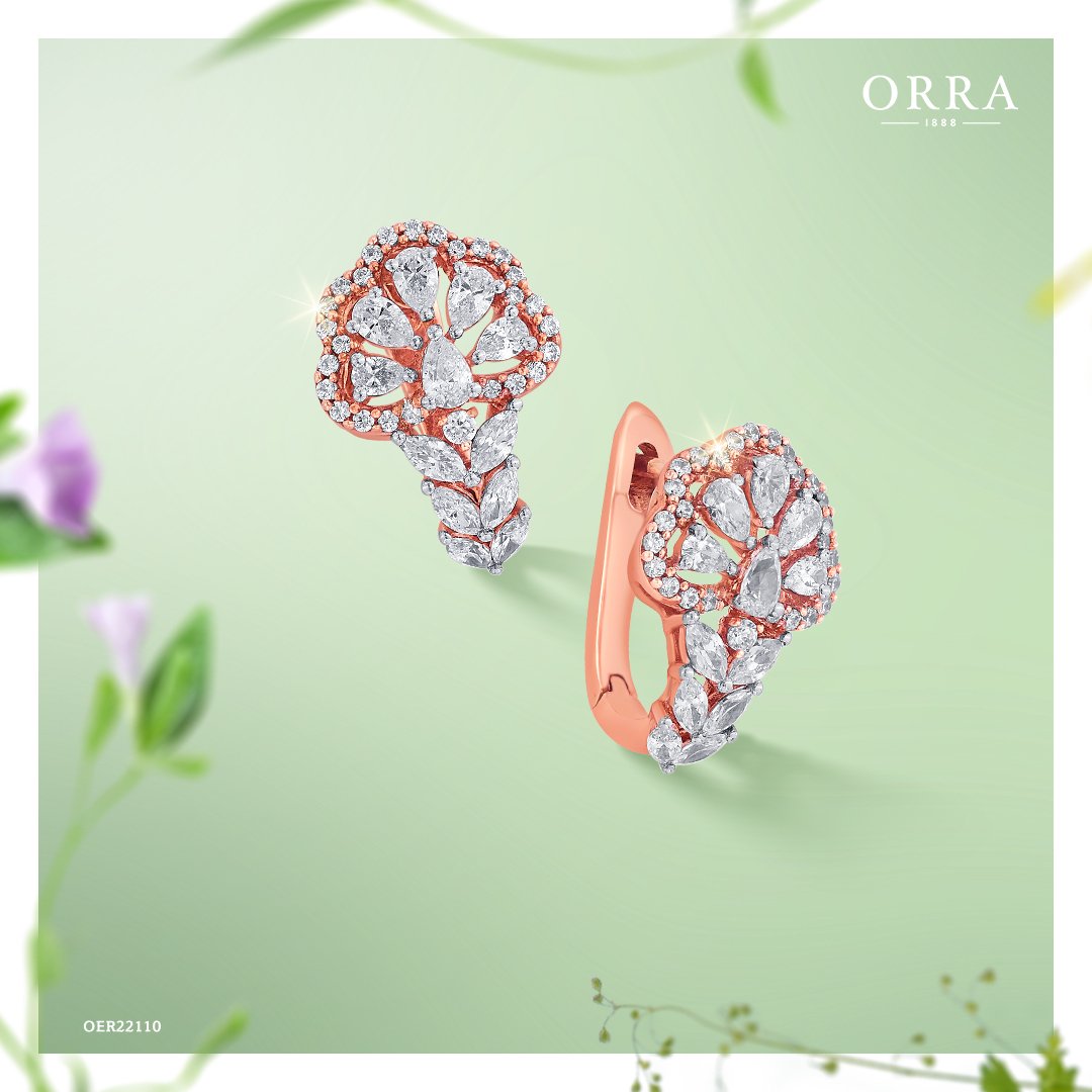 ORRAJewellery's tweet photo. Adorn the finest of ORRA, as you rejoice the hues of this gentle season of spring.

#ORRAJewellery #FineJewellery #ADiamondDestination #DiamondEarrings #Spring https://t.co/Un5iBdRtQN