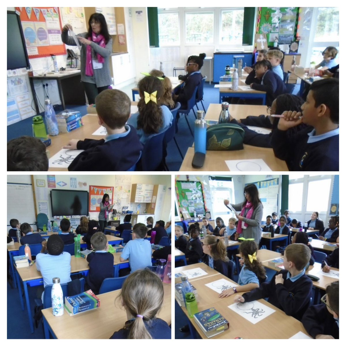 stmarysrcp_1894's tweet photo. Thank you to #KarenGreaves our visiting author this week for the wonderfully inspiring and engaging workshops across the school!📚 #ReadingforPleasure #LoveReading #Storytelling #EnrichedLearning #BookSigning ✍🏻 https://t.co/fxDpFidCXB