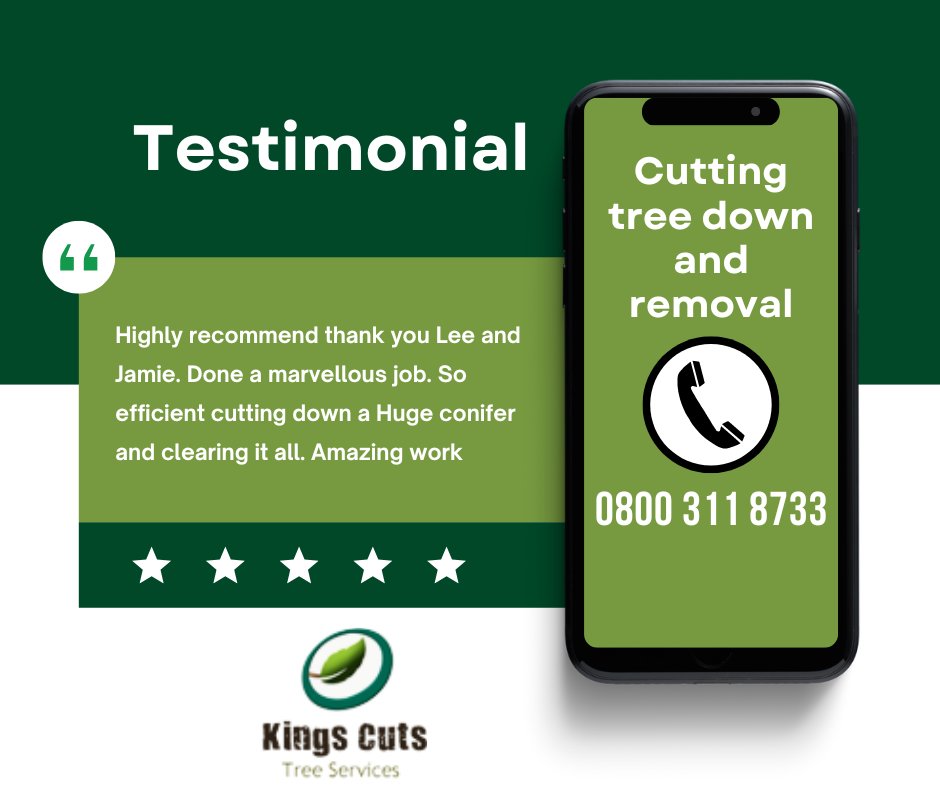 KingsCutsTrees's tweet photo. Another fantastic testimonial just in 👍👍👍

#treemaintenance #treepruning #treecareessex #treesurgeonessex #treefelling #treeremoval   #treecare  #dagenham #rainham #romford https://t.co/Wl2uJMi1Cj