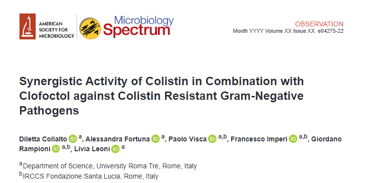 DileDiel's tweet photo. Antibiotic resistance is an issue that does not decrease, I am proud to share this paper I worked on with my research group. We demonstrated the efficacy of clofoctol as a colistin adjuvant against Gram-negative pulmonary pathogens resistant to the latter. https://t.co/feqHDI6zT9 https://t.co/XSzXXHLYxE