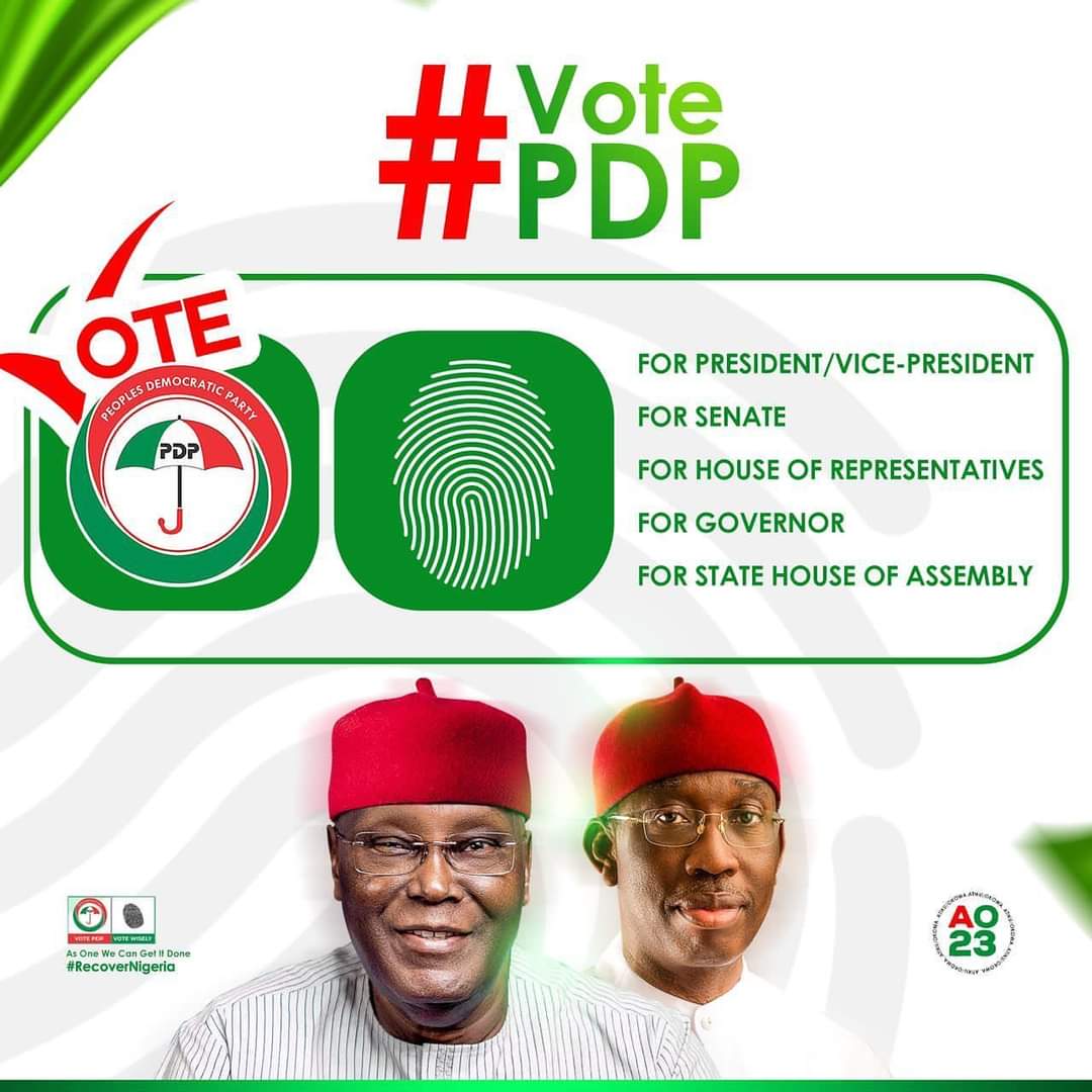 Ibrahim01Attah's tweet image. #FinalPush2023 
#AtikuOkowa2023 
#PDPRoadToVictory