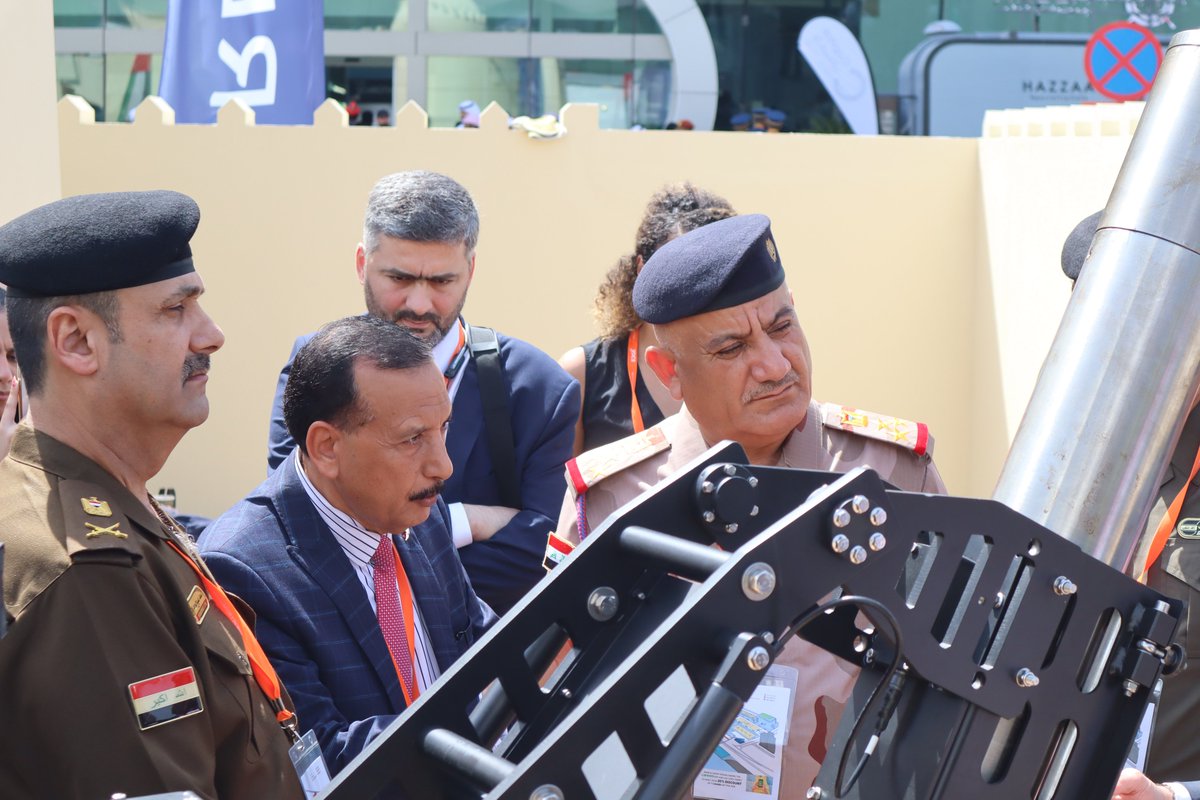 NTGSdefence's tweet photo. Day 4 at #IDEX2023 as the MilanionNTGS Alakran #mobilemortarsystem continues to attract interest from International Delegations.
#mortarsystem #mortar https://t.co/Ag8exLKJtd