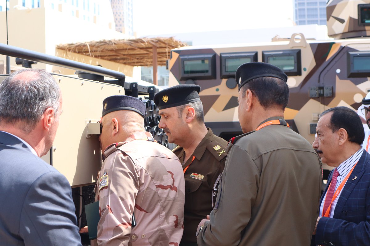 NTGSdefence's tweet photo. Day 4 at #IDEX2023 as the MilanionNTGS Alakran #mobilemortarsystem continues to attract interest from International Delegations.
#mortarsystem #mortar https://t.co/Ag8exLKJtd