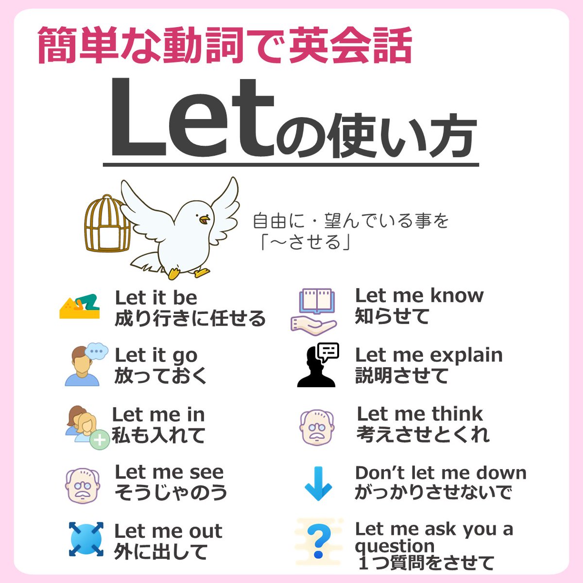 覚えておくと便利な「Let」の使い方。