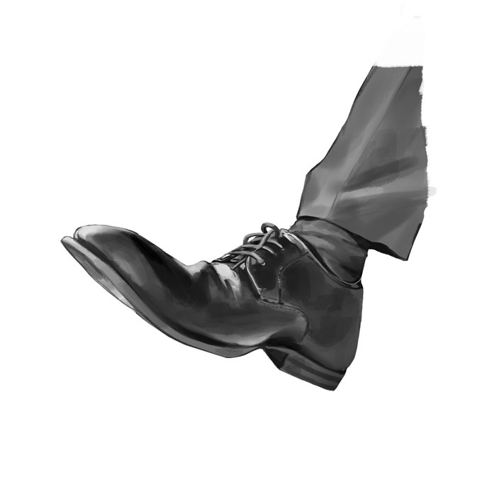 「foot focus white background」 illustration images(Latest)