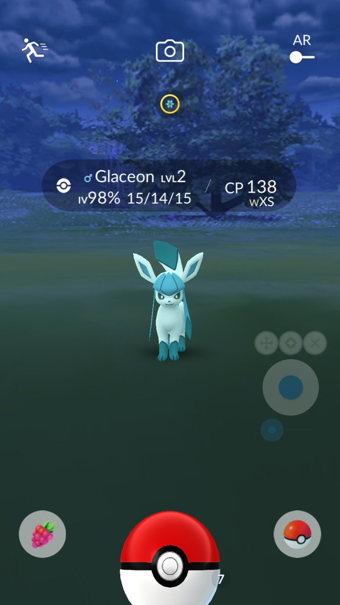 Glaceon 98IV lvl2 
35.5267, 137.5669
Mini event down here 
🍀✨