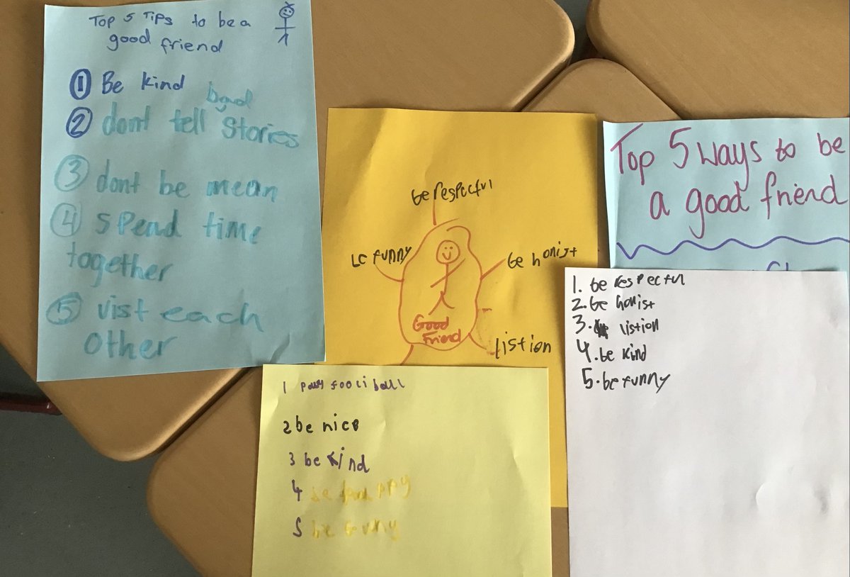 Today in Harbour we learned about being a good friend. We had lots of great ideas <a href="/LochendHarbour/">Mrs Neil</a>