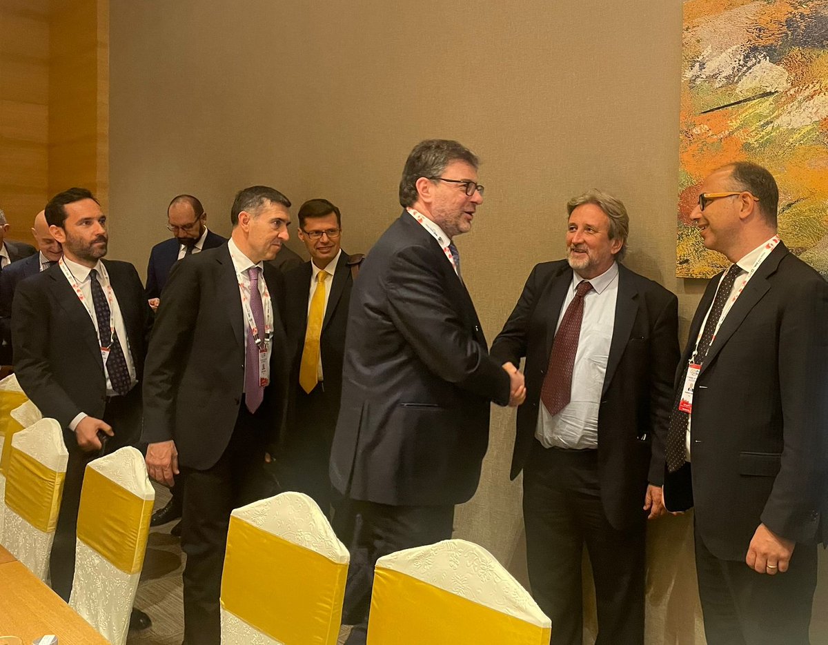 Indo Italian Chamber On Twitter RT MEF GOV Minister Giorgetti Met 