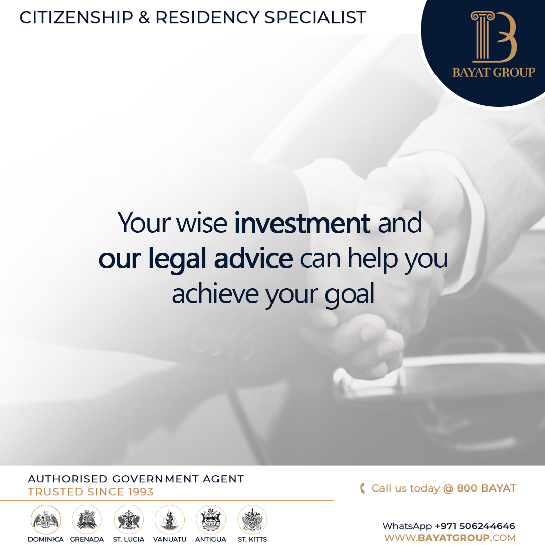 bayatgroup's tweet photo. Investment power is a power-packed passport that secures your future and helps you unlock your aspiration for global businesses and mobility. Get your alternative or second passport and live a life you always wanted to cherish. It is possible! Free consultation

#bayatgroup https://t.co/G3UIbMEh5V