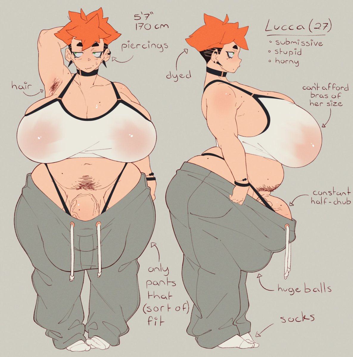sweatylucca's tweet photo. "FUCK it's hot out..."

🧡 Lucca!
🧡 Chubby, Sweaty futa
🧡 Always hot, barely can fit in her clothes
🧡 70% Sub / 30% Dom
🧡 Nearly Limitless!

"... Whatcha staring at-?" https://t.co/1VND17BGV5