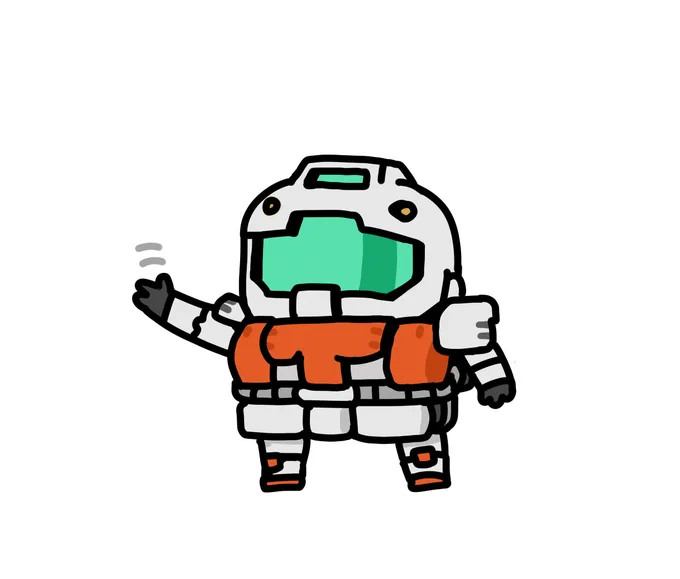 I want to draw Zaku and GM both, so I drew Zanny 
