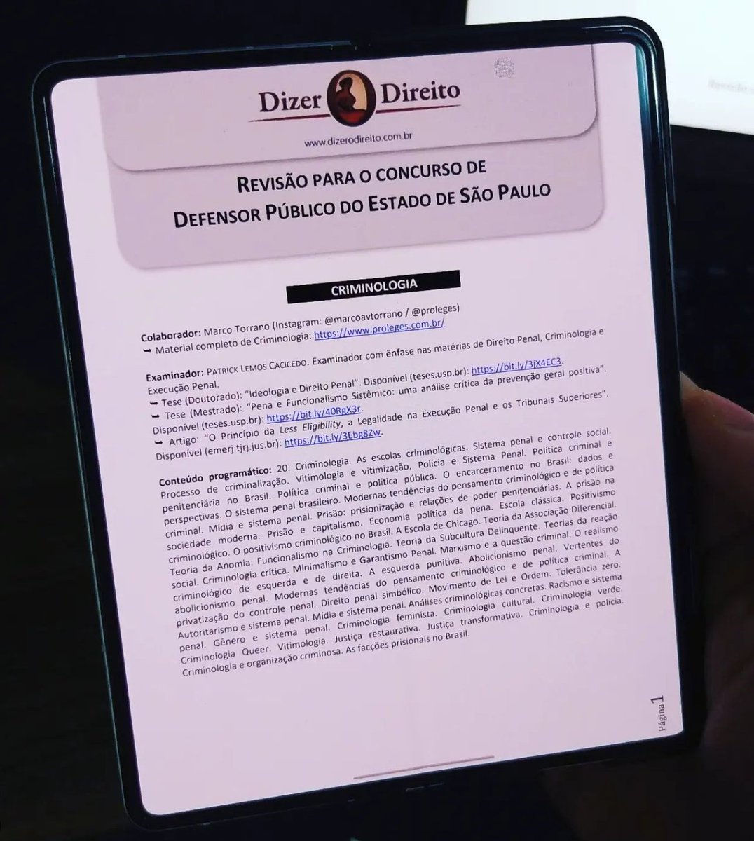 proleges's tweet photo. #Criminologia #DPESP
Disponível no BDOD (https://t.co/GIPwgSZq7a) e Pro Leges (https://t.co/oVgRxYF1Nr) https://t.co/oAzPA9vpX1