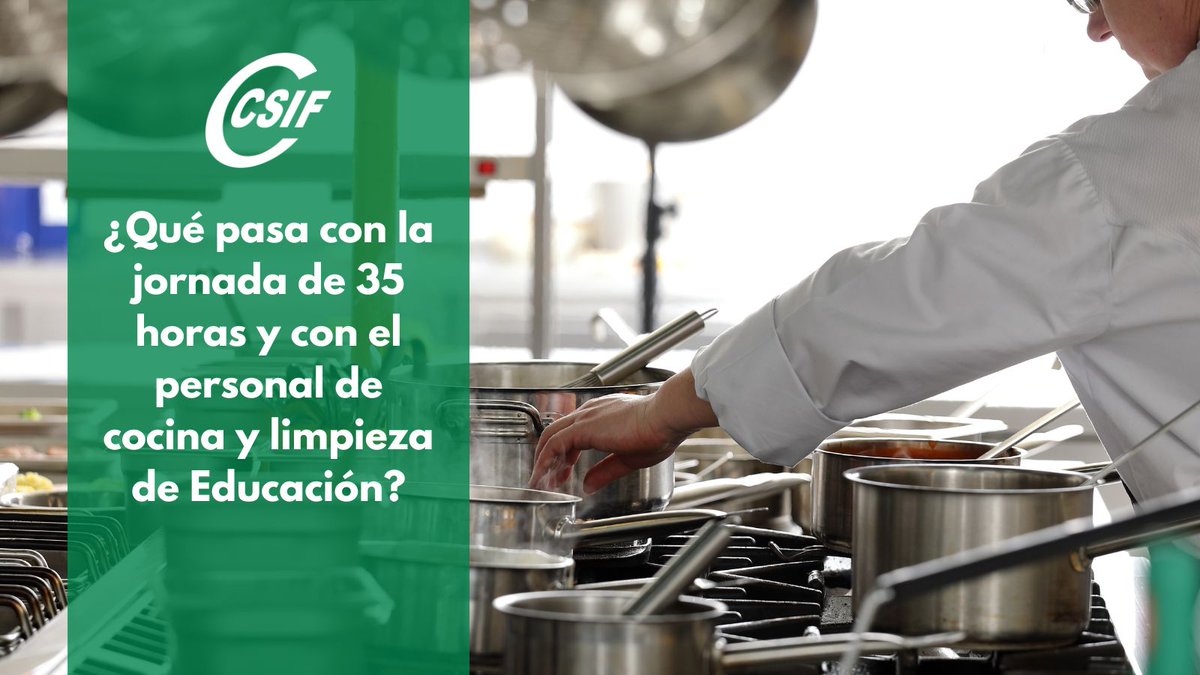 CSIFCLM's tweet photo. Celebramos el contrato de 12 meses de #ATE y #TEILs, pero lamentamos que la Junta discrimine al personal de cocina y limpieza excluyendo a 69 personas de este acuerdo
👉Pedimos explicaciones además por la falta de negociación de la jornada de 35 horas
https://t.co/N5FGORgYHh https://t.co/7Y74cXCz72