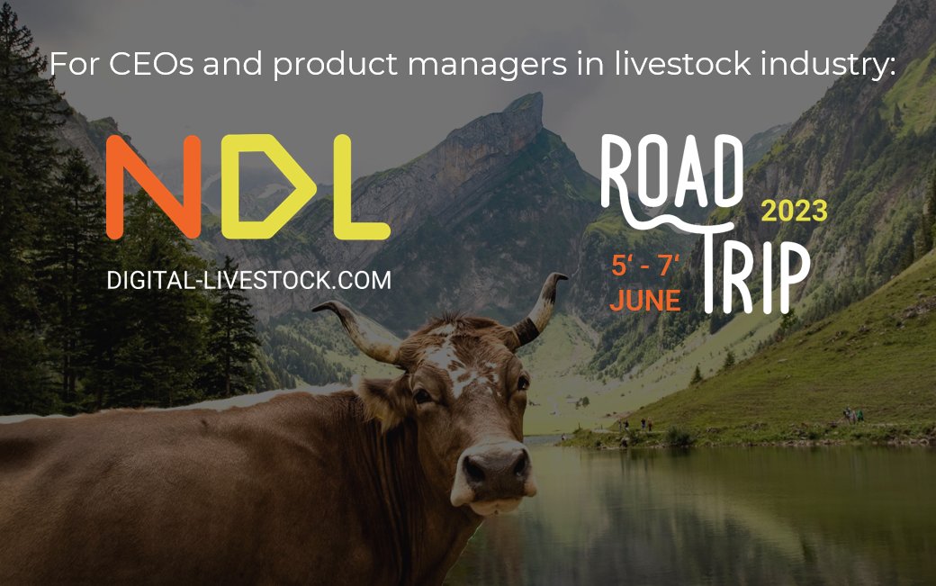 SAVE THE DATE: Listen up CEOs and product managers of livestock industry 🐖🐄🐔 We are going on our networking road trip again to connect you with innovation and decision leaders and get insightful keynotes. More information &amp; first registering here: digital-livestock.com/savethedate-ro…