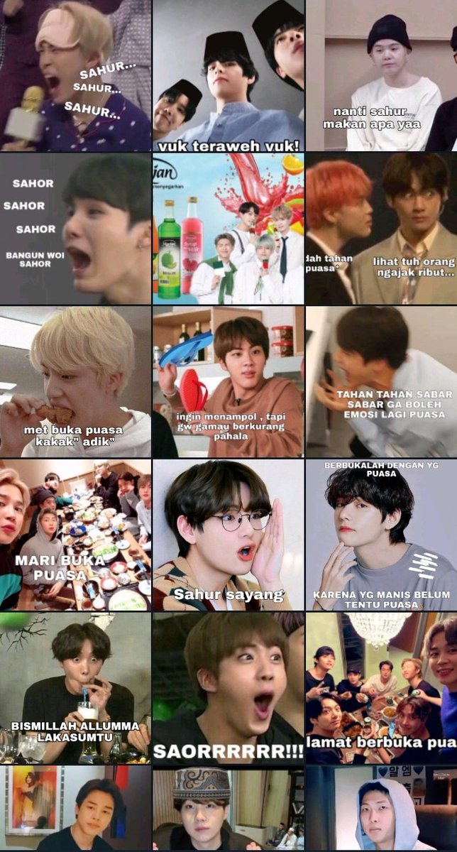 thvheart_'s tweet photo. Meme Bangtan menjelang Ramadhan 😁

A thread~ https://t.co/wZVFK8qlhU
