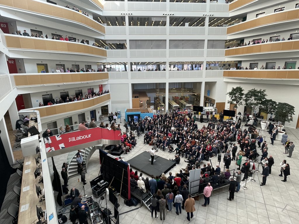 Terry_Mcleod's tweet photo. When @UKLabour came to the office for the day. #starmerspeech https://t.co/Mqo3GJKoFW