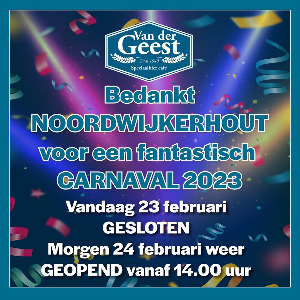 Café van der Geest tweet media