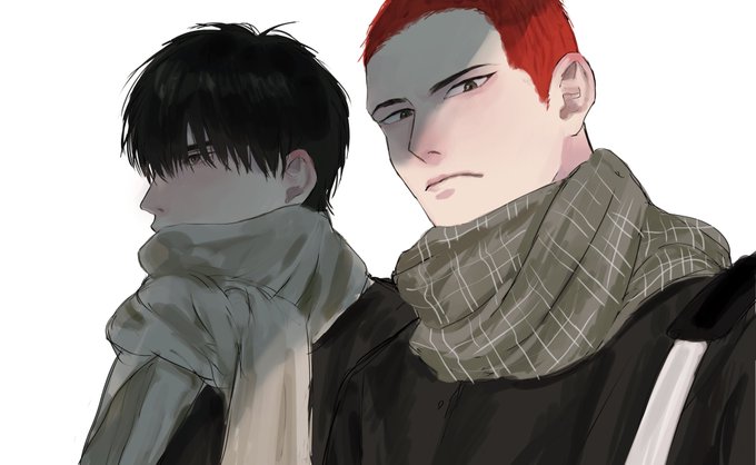 「grey scarf」 illustration images(Latest｜RT&Fav:50)｜2pages