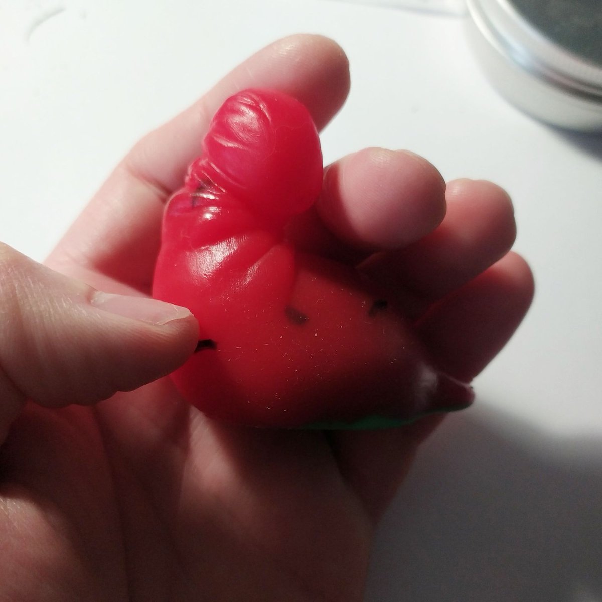 dryobse's tweet photo. I received m'y squishy lileech, from @warlockfindings 🥰
Thank you a lot i love it! https://t.co/UegclstdE5
