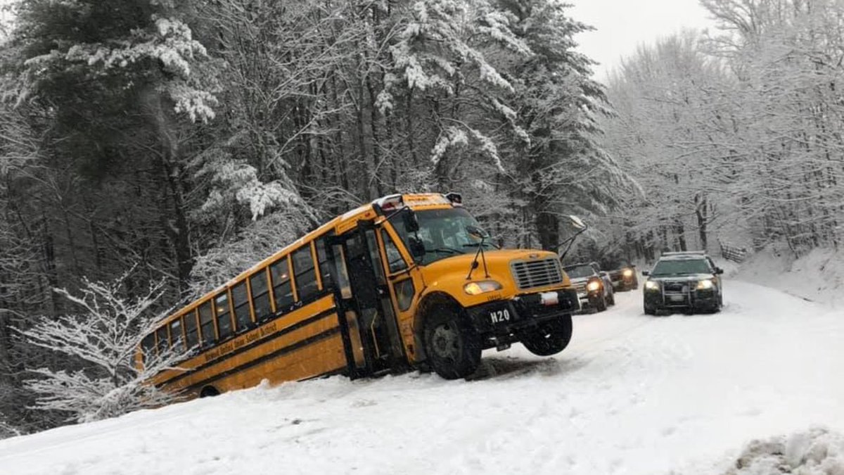 Busses are cancelled today.  Schools 🏫 are open.