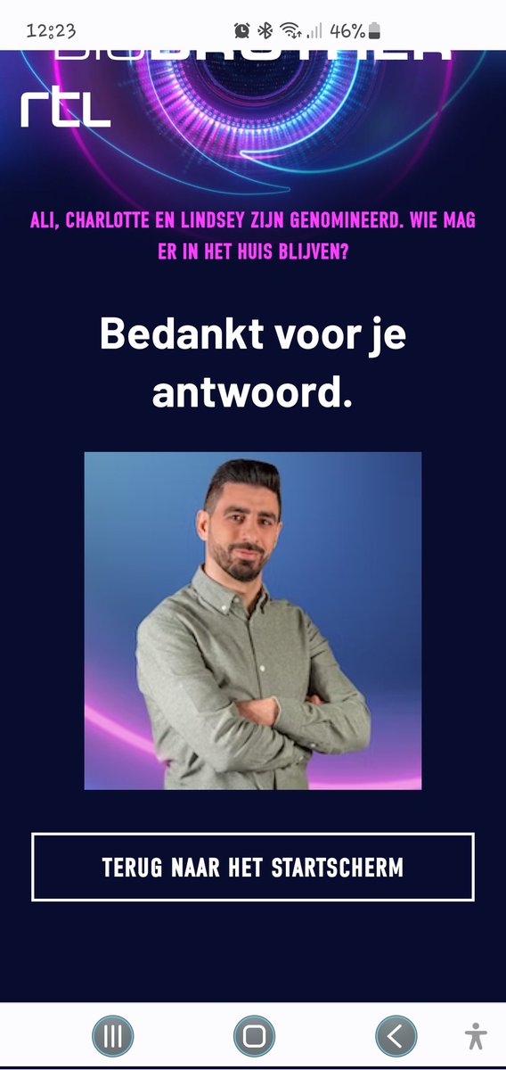 Marlyvdwijk's tweet photo. Natuurlijk gaat ook deze week mijn stem naar Ali! Charlotte mag er uit, Lindsey mag er uit dussss stem gaat vol overtuiging naar Ali #bigbrothernlbe https://t.co/O87kXVE932