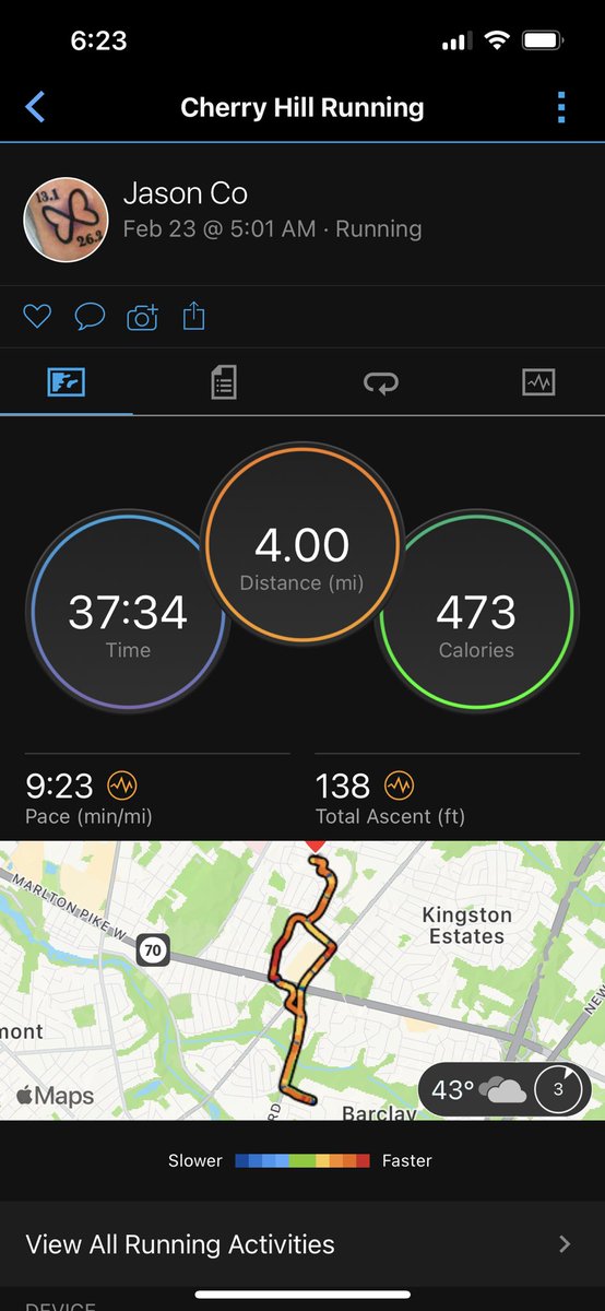 mrjrcohen's tweet photo. #run #dravetsyndrome #neuroblastomasurvivor #goblue #hardrun #noxgear https://t.co/Ck17vb83pG