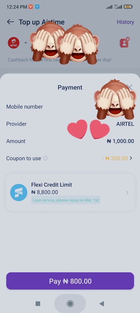 Morenike_oa's tweet photo. If you're not using @palmpay_ng , you're missing...Thank you @palmpay_ng for making life easy through out this cashless policy #palmpay #CBN #cashlesspayment #TakeBackNaija
#WhatsApp
#Obiobi
#Agbani
#Joshuaselman 
#Pastor #Paul #Enenche 
#Labourparty https://t.co/Q6gJUqqWso