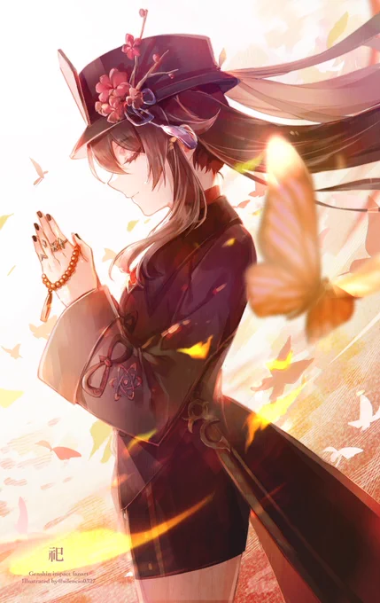 胡桃 #原神 #hutaofanart 