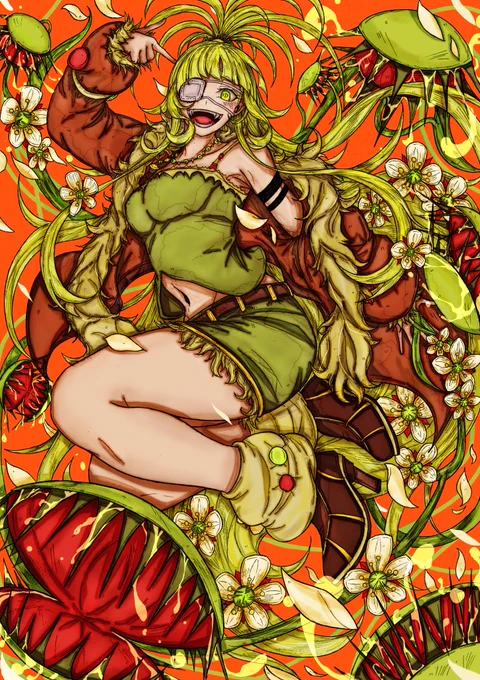 『ハエトリソウ』#MURANOWORK#イラスト 