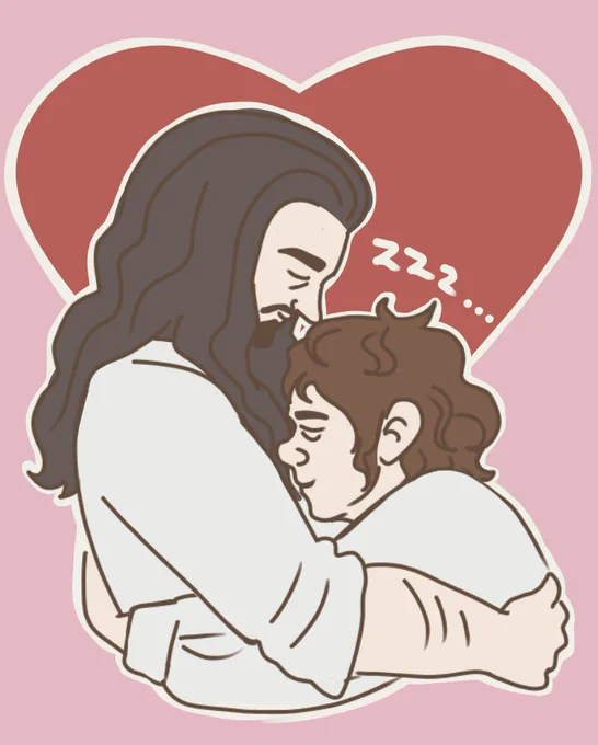 Stuck to drawing love  