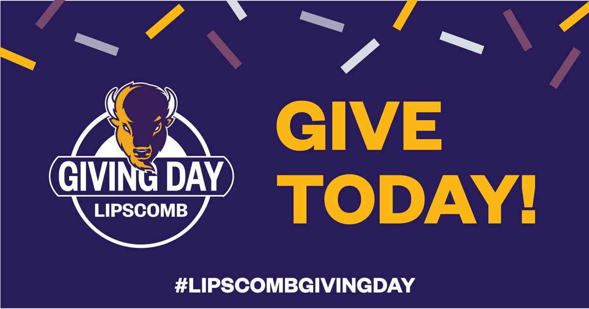 LipscombPharmD's tweet photo. Today is the day! 

All gifts today will benefit the Kevin A. Clauson Memorial Pharmacy Scholarship 💜

We appreciate your support! 

Link to Donate: https://t.co/fdpBdpnIiU

#LipscombGivingDay https://t.co/HUe0LpiIDW