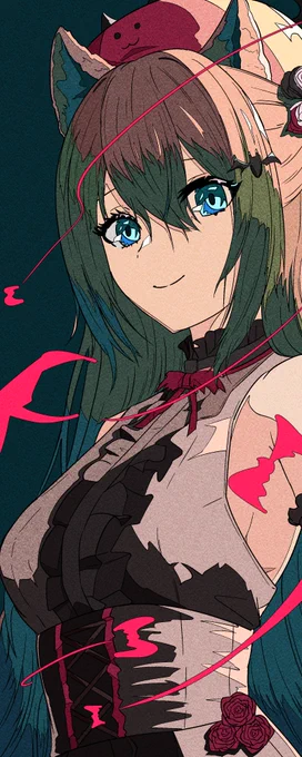 #イラストskebにて描かせて頂きました、リクエスト頂きありがとうございました。 