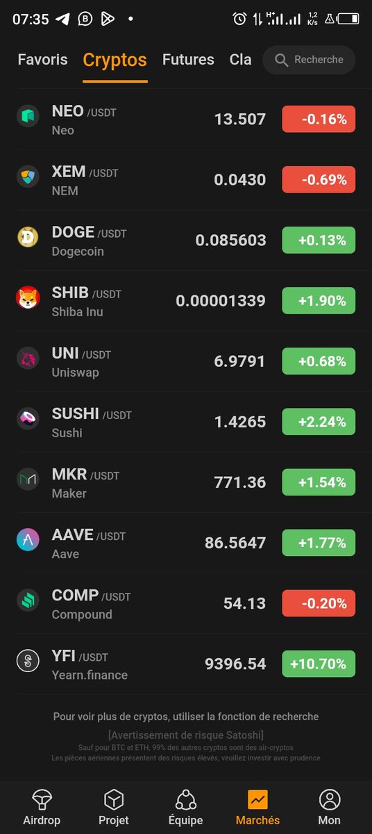GradyMakanda's tweet photo. https://t.co/DhHFEYr34P
Lancement de l'airdrop YFI pour 19 jours. 
 valeur de plus 9400$.
Copiez l'adresse BNB Smart Chain dans votre Trust wallet et revenez cliquer sur ce lien 👉 https://t.co/DhHFEYr34P  puis l'option aidrop et Coller votre adress BNB smart Chain https://t.co/9IVsumIBo5