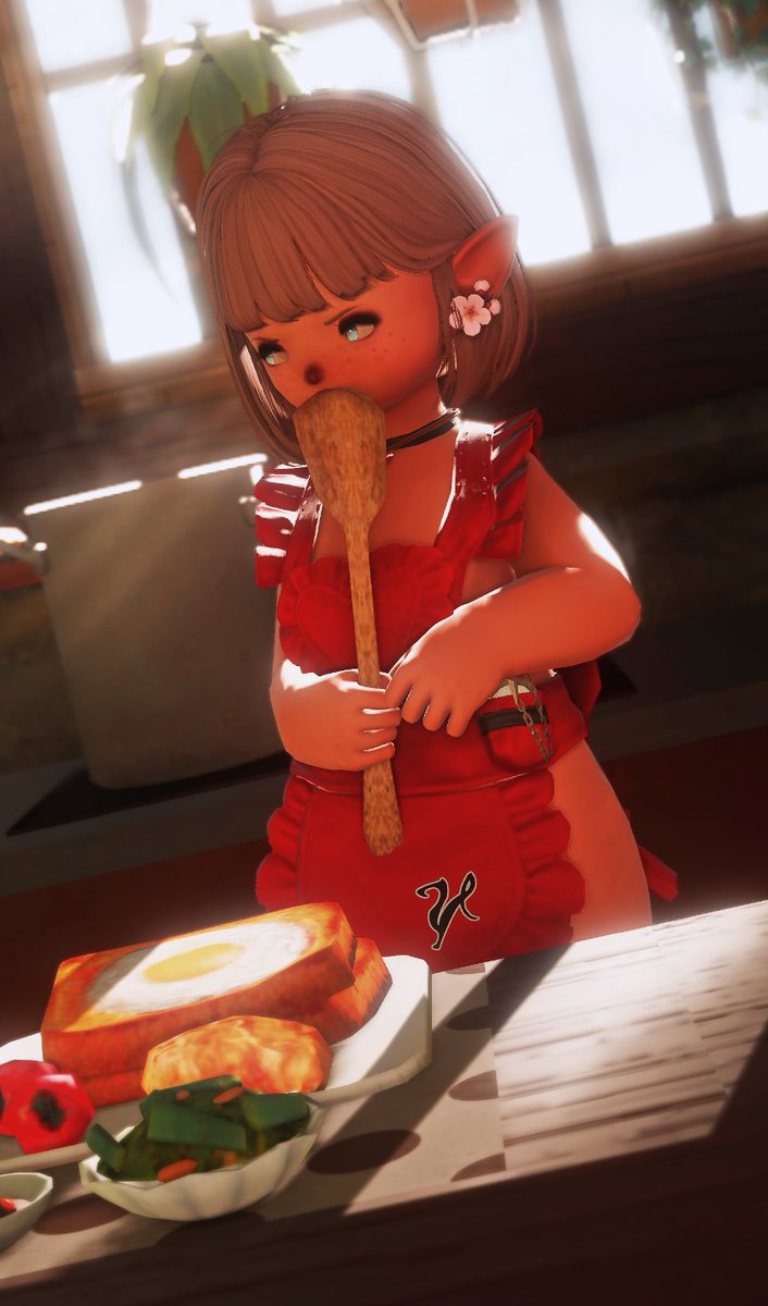 S-she didn't wake up extra early to make you breakfast! Don't get the wrong idea!

(You better eat it all.)