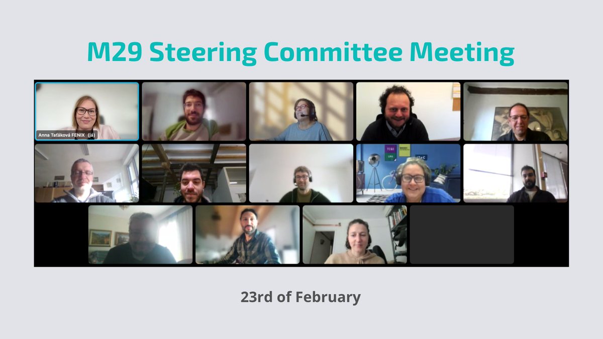 pluralproject_'s tweet photo. The PLURAL M29 Steering Committee Meeting was held today! The aim of the meeting was to discuss the progress of all work packages, plan tasks for the next period and prepare for the Progress meeting in March, Barcelona.
All partners are excited to meet in person again! https://t.co/eD3siUhyab