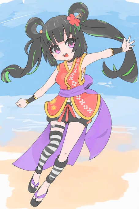根間ういちゃん描いた #ういアート 