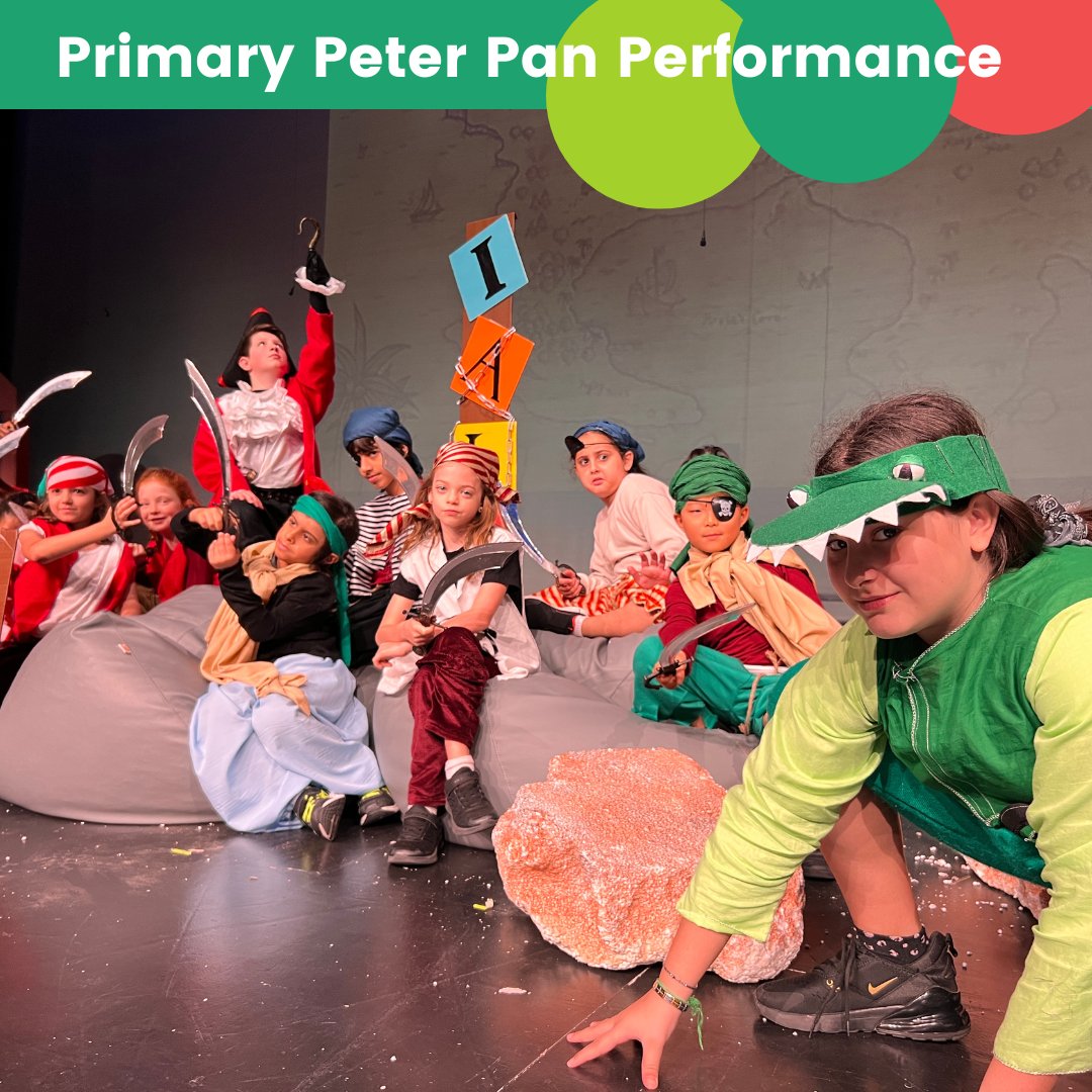 RISAbuDhabiKCC's tweet photo. Today was filled with wonder and adventure as 88 incredible Primary students took the stage in an unforgettable performance of Peter Pan in the Gardens Campus auditorium! ✨ Congratulations to all the students on a fantastic performance! 👏 

#RahaPerformingArts #RahaCommunity https://t.co/F82FHonkXT