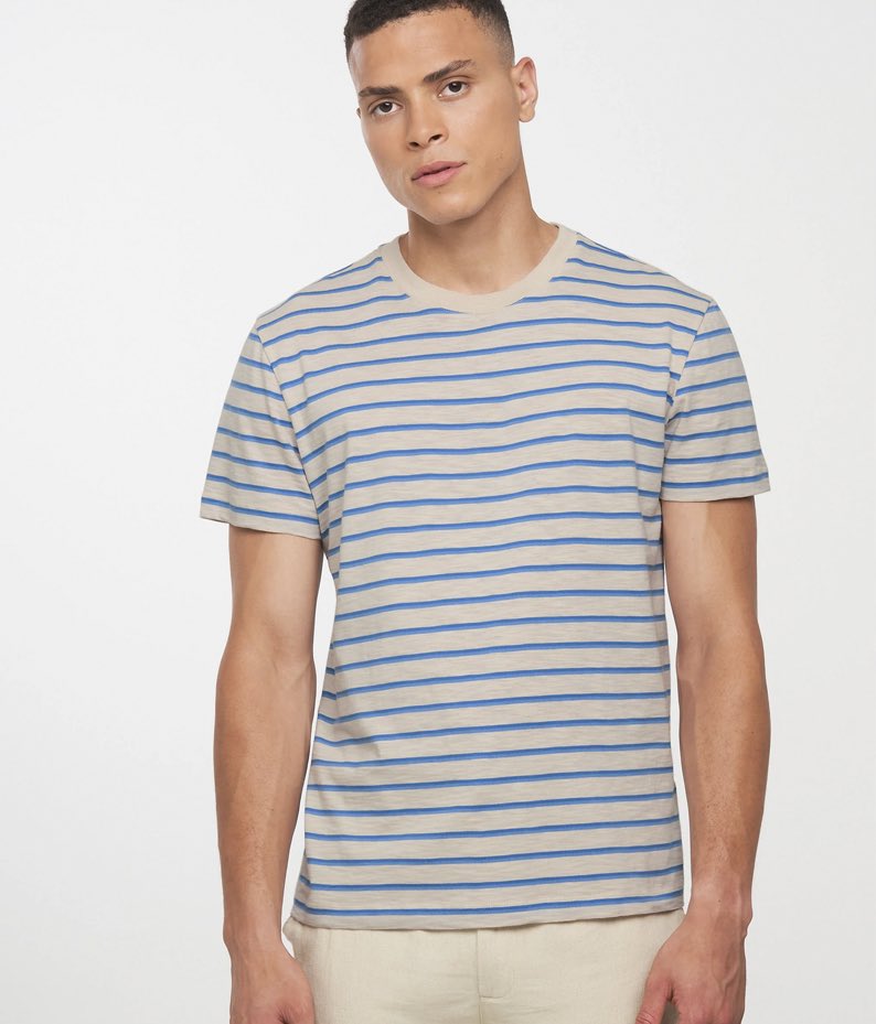 blaugabModaSana's tweet photo. ☝🏻No hay verano sin rayas marineras

Camiseta eco 100% #algodonorganico certificado GOTS 

〰️ Máxima suavidad,transpirable, gran calidad

 〰️ Cuida tu piel, el medio ambiente y las personas que la han hecho posible

#comerciojusto #ecofashion #sinplastico

https://t.co/5e3bjqJ5YA https://t.co/Gs373HB6AW