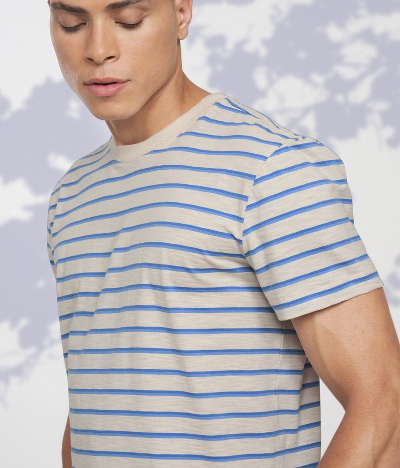 blaugabModaSana's tweet photo. ☝🏻No hay verano sin rayas marineras

Camiseta eco 100% #algodonorganico certificado GOTS 

〰️ Máxima suavidad,transpirable, gran calidad

 〰️ Cuida tu piel, el medio ambiente y las personas que la han hecho posible

#comerciojusto #ecofashion #sinplastico

https://t.co/5e3bjqJ5YA https://t.co/Gs373HB6AW