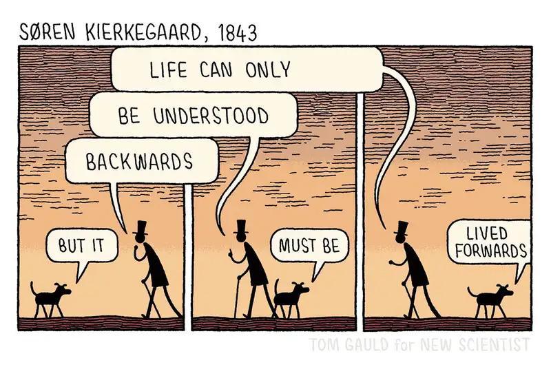 O Tom Gauld tem tiras brilhantes.
Essa é uma delas
