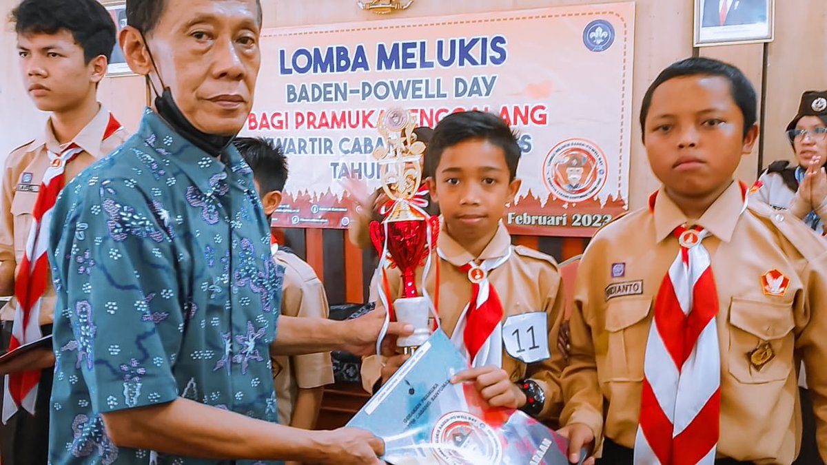 gapessa's tweet photo. Selamat atas prestasi yang diraih adik adik.

🔥Tim Putra Juara Harapan 1 Lomba Melukis BP Day Kwarcab Banyumas Tahun 2023
🔥Tim Putri Juara Harapan 2 Lomba Melukis BP Day Kwarcab Banyumas Tahun 2023
#gapessa
#pramukajateng https://t.co/AAHLtwBrBv
