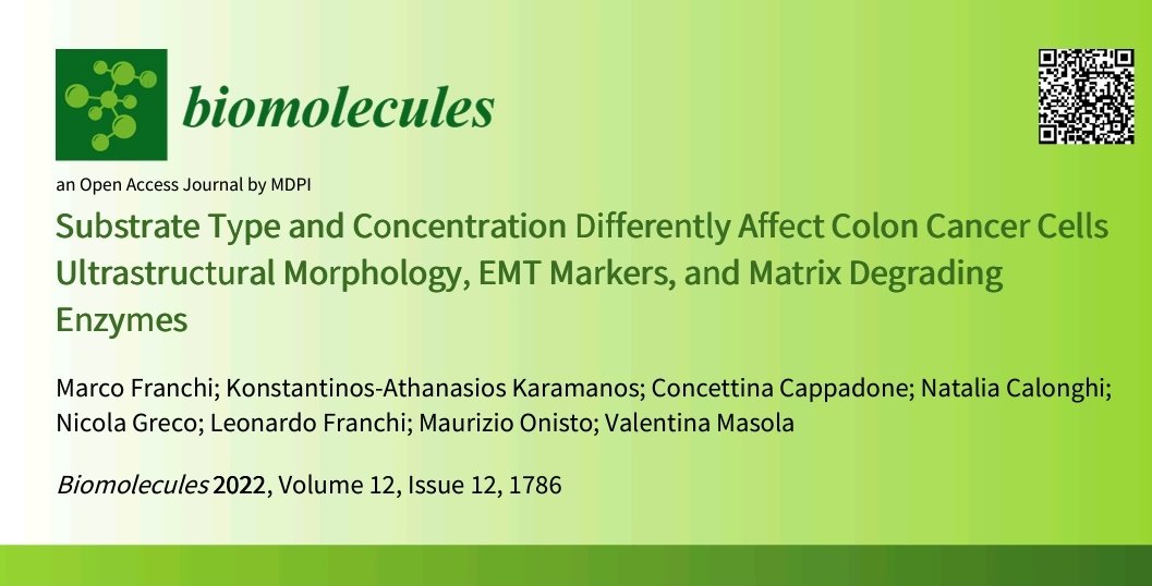 Read our recent paper on substrate type and concentration of #tumormicroenvironment on #EMT! 
@Biomol_MDPI