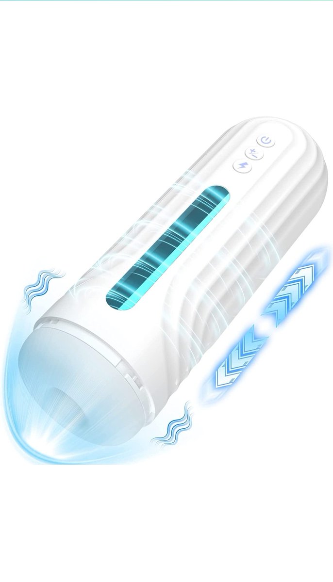 missbehindamask's tweet photo. We got this male mastubator to try and wow. It has 7 settings that are all incredible. Its rechsrgsble, so no worries about batteries, and the finer degails such as audio and headphones are incredible. Ladies, get your men one, men get them in your basket now @RosemaryAmz https://t.co/wAsdkMnaEZ