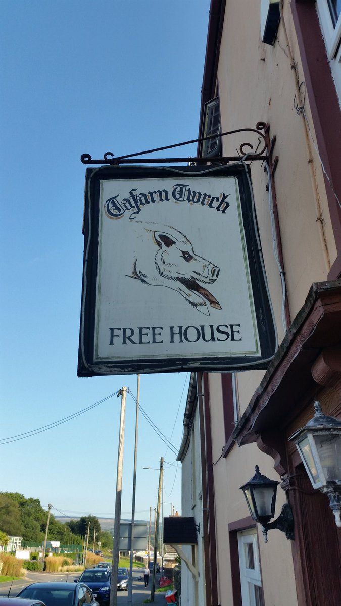 Punxvillan's tweet photo. @anglogalician @BoarsHeadRuthin Here in the lands where King Arthur &amp; his men hunted the massive beast we have the Tafarn Twrch https://t.co/XGS5OZCGpn