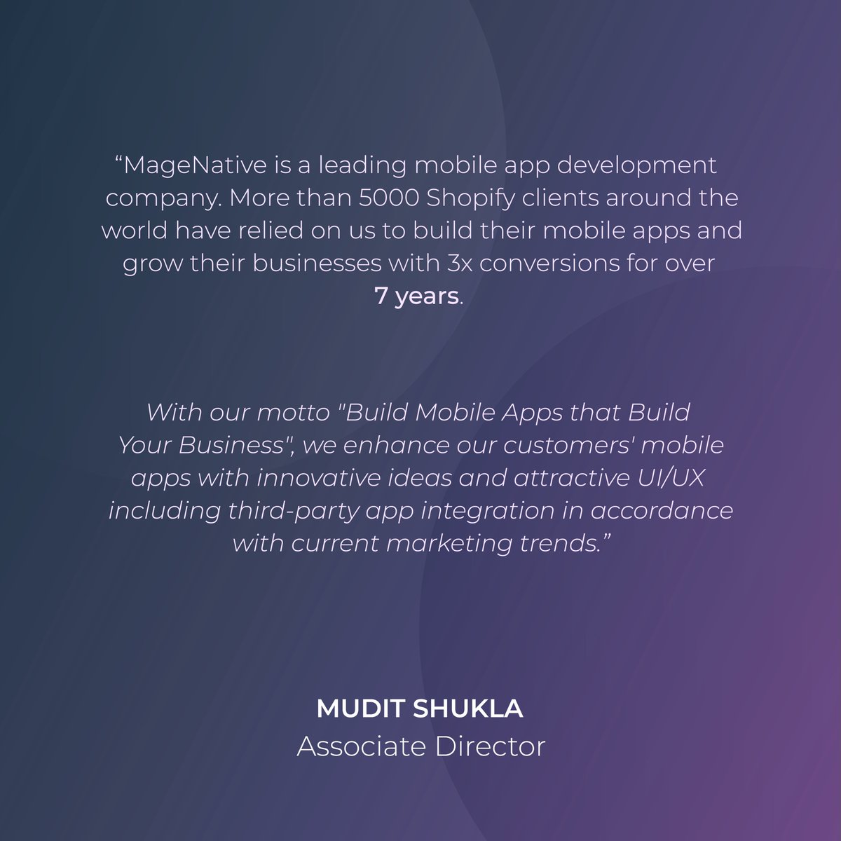cedcoss's tweet photo. That's MageNative for you! Our vertical has been crafting its niche and how. Here's taking a look at that.
#MageNative #CEDCOSS #OrbisResearch #ecommerce #mcommerce https://t.co/tOyq5ZPmg3